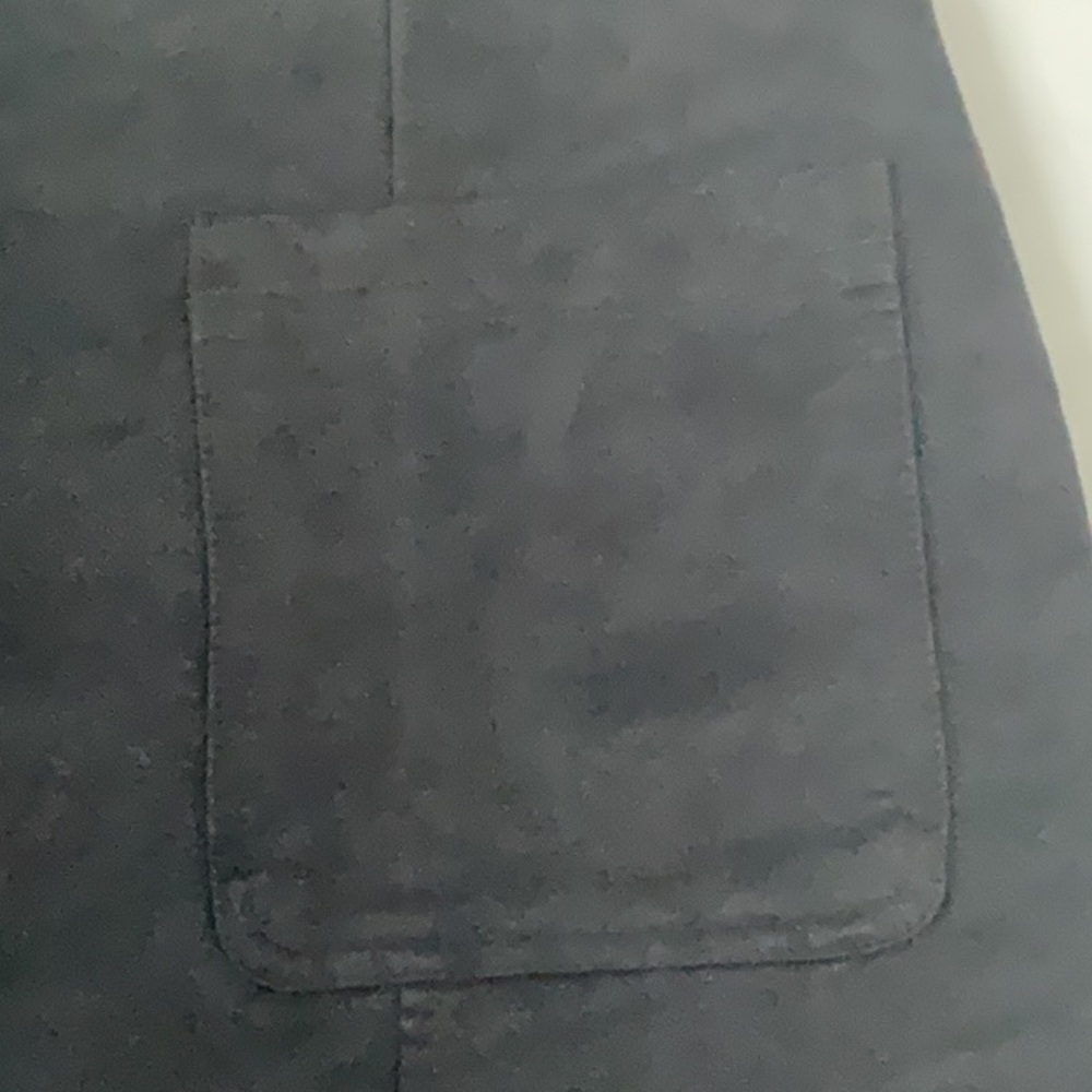 Charcoal Faux Suede Old Navy A Line Mini Skirt Back Zipper Size 4 - Picture 3 of 11